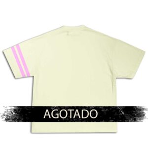 Camiseta back to love beige